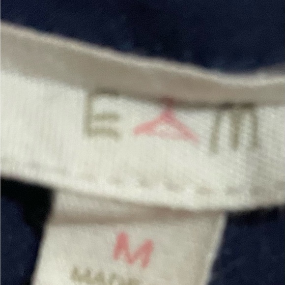 Womens Navy Blue EM Blouse Size M - Picture 4 of 5